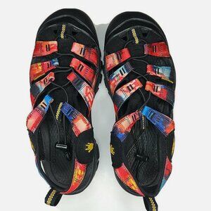 Jerry Garcia X Keen Newport Retro Women's 10 New York At Night Sandals 1024322